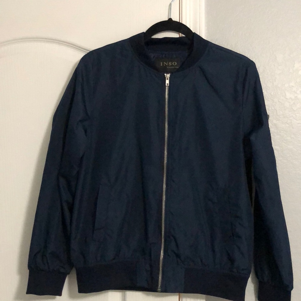 Navy bomber jacket